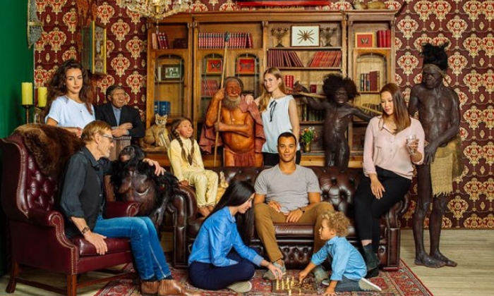 Menschenfamilie © Neanderthal Museum