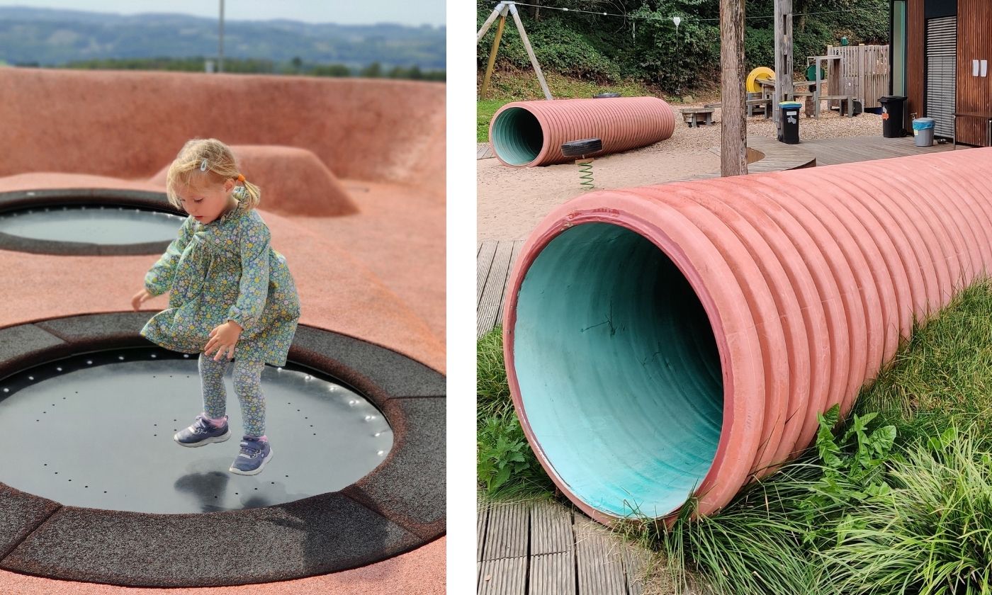 Kind auf Trampolin © Benjamin Stapf