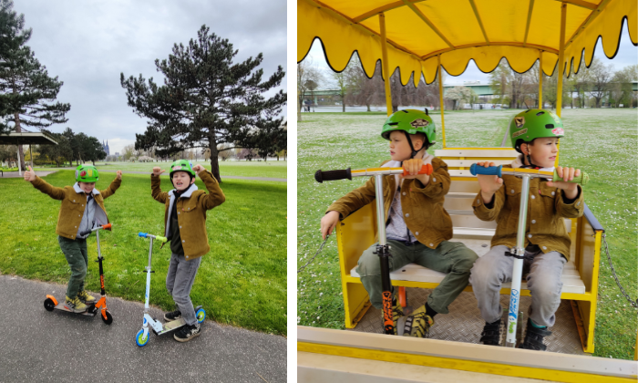 Kinder in Park