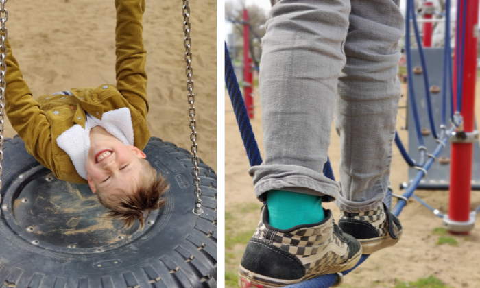 Kinder in Park