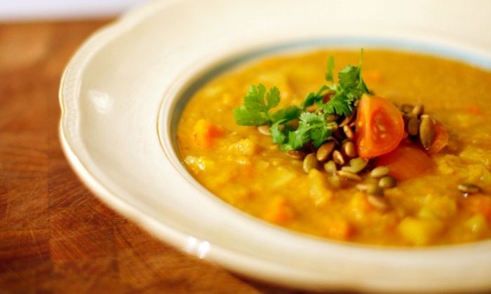 Indische Linsensuppe
