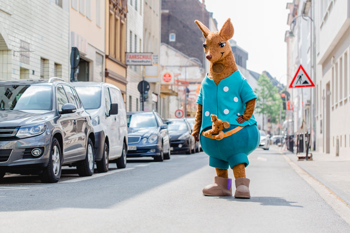 Karla auf der Hansemannstraße in Köln-Ehrenfeld