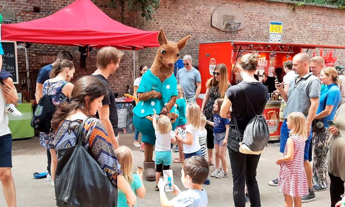 Karla Känguru beim VRS-Kinderfest 2019