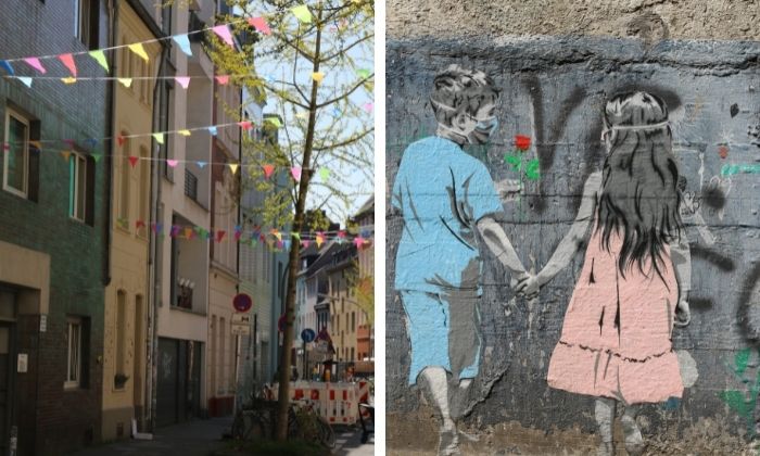 Eine der beliebtesten Seitenstraßen der Venloerstraße: Die Körnerstraße © Thea Wittmann
