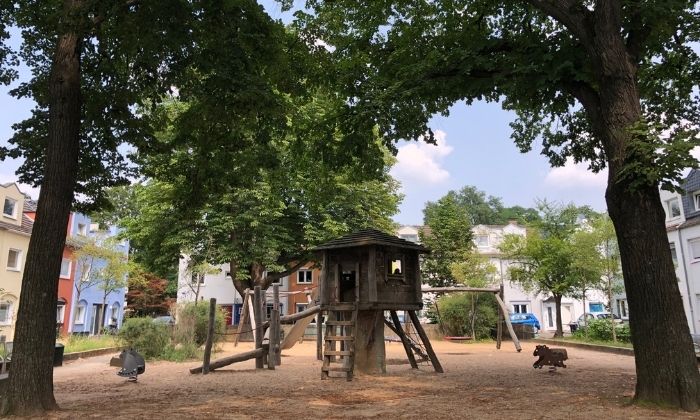 Spielplatz Kriemhildplatz © Christina Bacher