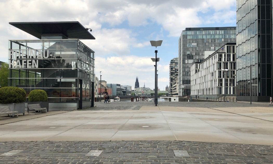 Harry-Blum-Platz in Rheinauhafen