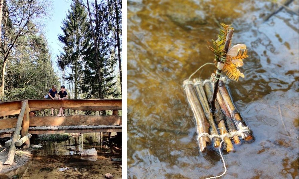 Kinder auf Brücke © Benni Stampf