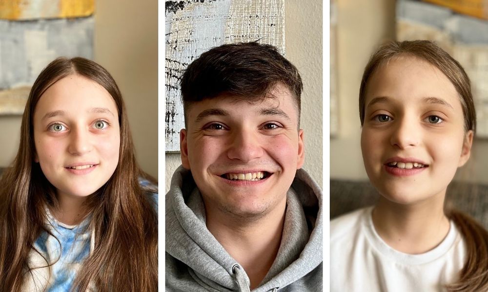 Portraits dreier Kinder © privat