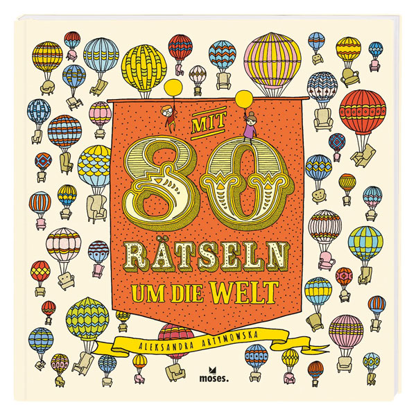 Mit 80 Rätseln um die Welt Cover © moses Verlag